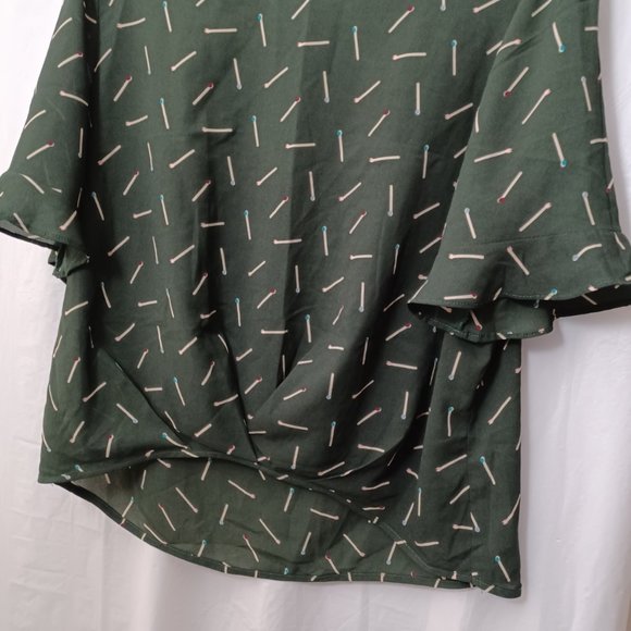 RAINY APRIL MATCHSTICK BLOUSE - Picture 8 of 8